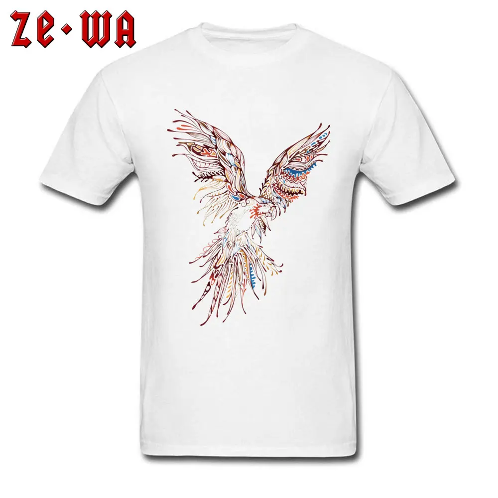 Custom animal abstract artparrot Classic Short Sleeve Summer/Autumn Tees Discount Crewneck Pure Cotton T-Shirt Youth T Shirt animal abstract artparrot white