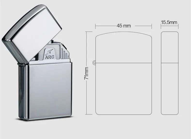 Двойная дуговая зажигалка, ветрозащитная электронная USB Зажигалка для перезарядки, электрическая зажигалка для курения