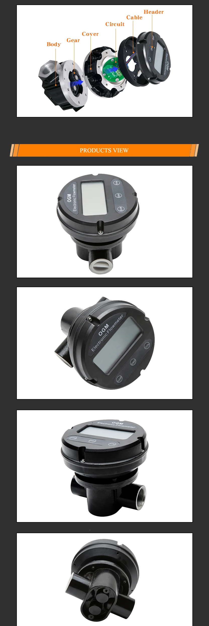 OGM Oval Gear Flow Meter 4