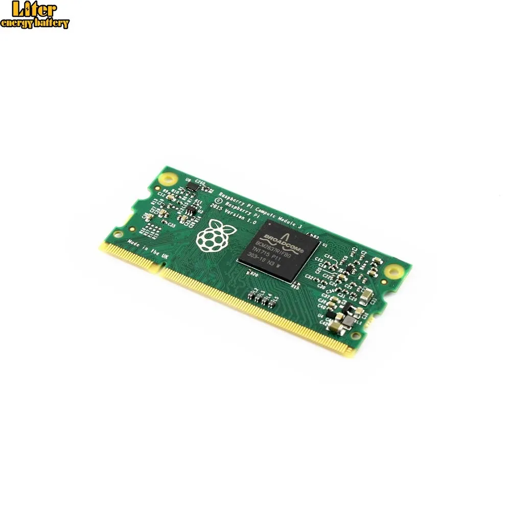  Raspberry Pi Compute Module 3 Contains the guts of a Raspberry Pi 3 4GB eMMC Flash 1.2GHz quad-core