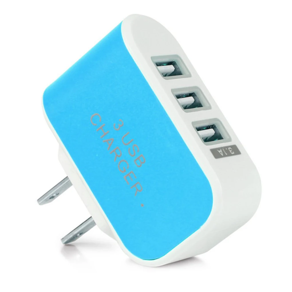 Универсальное многопортовое USB зарядное устройство 3 порта для путешествий USB настенный адаптер питания EU US зарядное устройство для iPhone для Xiaomi для samsung