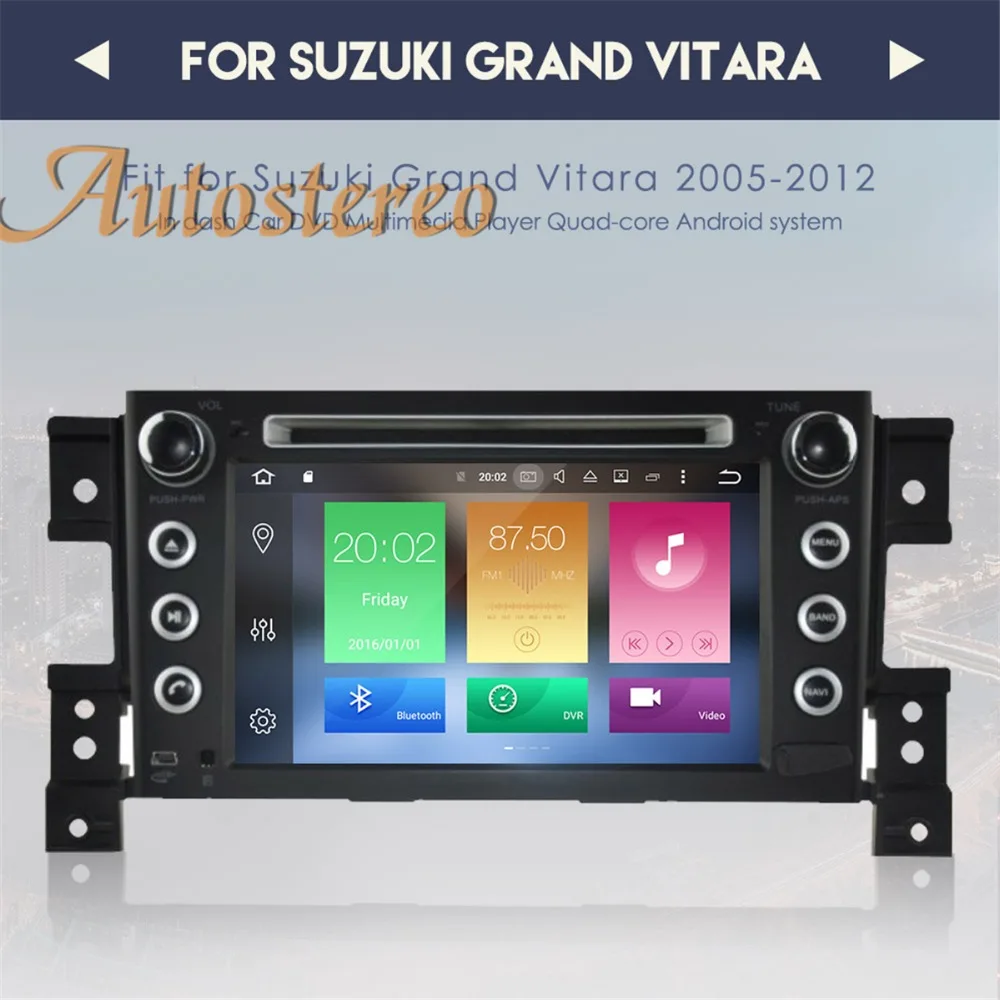

Android 8 Car DVD player GPS navigation radio Stereo for Suzuki Grand Vitara 2005-2012 multimedia auto radio unit 4GB RAM IPS