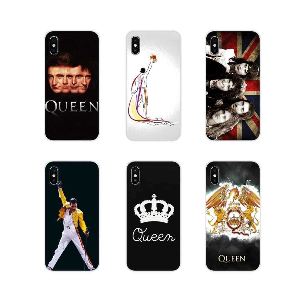 

For Xiaomi Redmi 4A S2 Note 3 3S 4 4X 5 Plus 6 7 6A Pro Pocophone F1 King Queen Freddie Mercury Queen Rock TPU Transparent Cases
