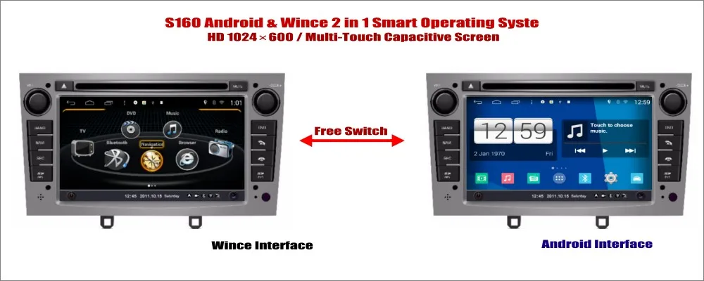 Cheap Liislee Car Android Multimedia For Peugeot 308 / RCZ 2008~2013 Radio DVD Player GPS Nav Map Navigation Audio Video Stereo System 5