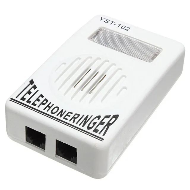 Practical Extra-Loud Telephone Ringer Strobe Light Ringer Phone Ringing Help Ringers Ringtones Amplifier