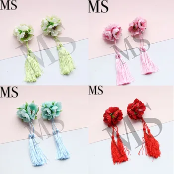 

LolitaJapanese Chinese style cos tassel costume tiara hairpin jewelry sweet Japanese cute side clip hairpin bow hair accessories
