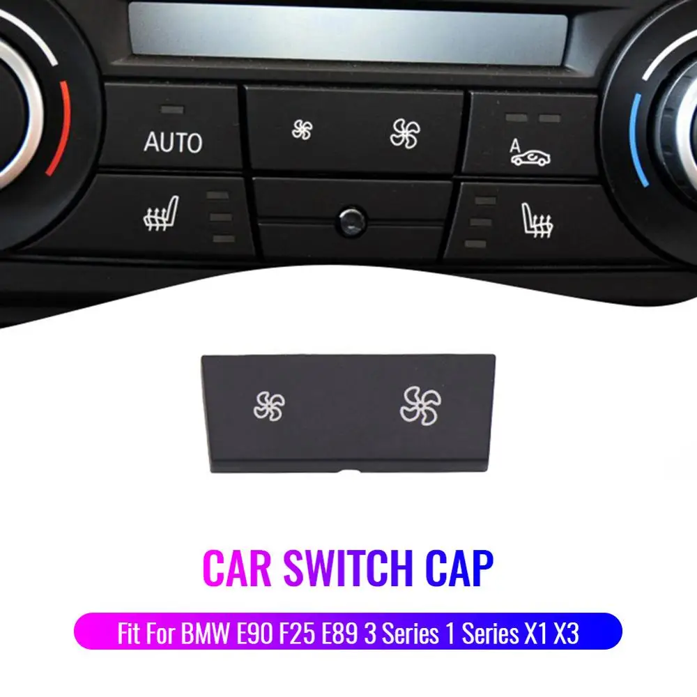 

Car Heater Climate Control wind Volume air conditioning Switch Fan Button Cap Cover Replacement for BMW F10 F11 F02 F06 F07 F18
