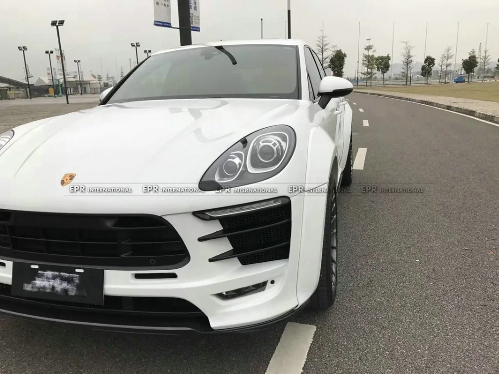 Автомобильный Стайлинг для Porsche Macan PD стиль комплект широкого кузова (передний