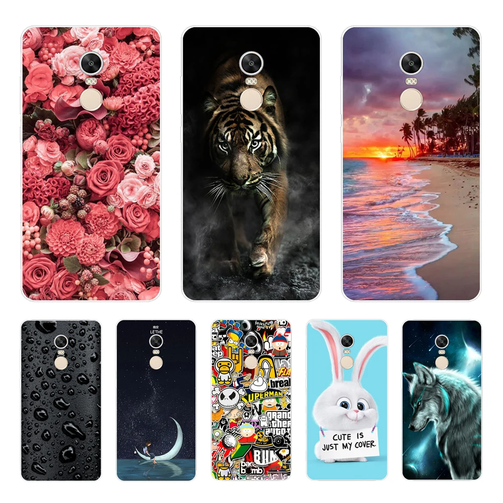

Phone Case for Xiaomi Redmi Note 4 Cover Case Soft Silicone Case For Xiaomi Redmi Note 4X Case Cover for Redmi Note 4 X Coque 3D