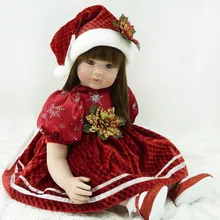 Винил силиконовые куклы для новорожденных и малышей сопровождать Спящая реалистичные принцесса малышей Кукла Малыша высокого класса Рождество Бутик подарки