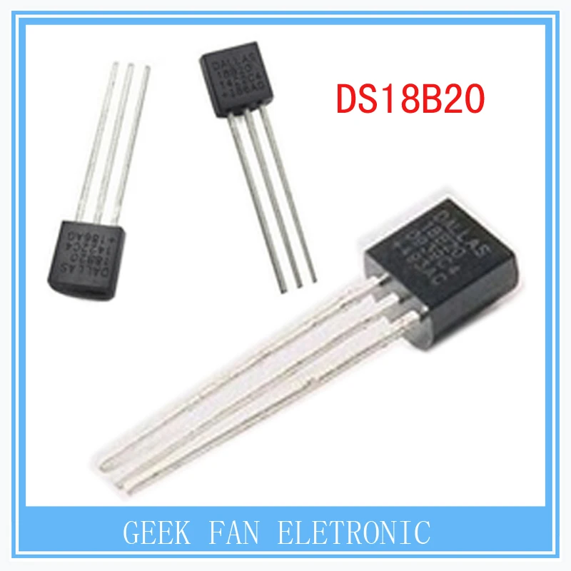 

Free shipping 10pcs/lot, DALLAS DS18B20 18B20 TO-92 Thermometer Temperature Sensor