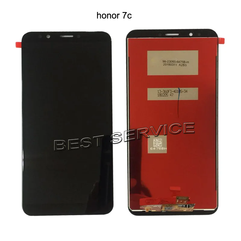 100% тест ЖК дисплей для Huawei Honor 7C/Enjoy 8 и кодирующий преобразователь сенсорного