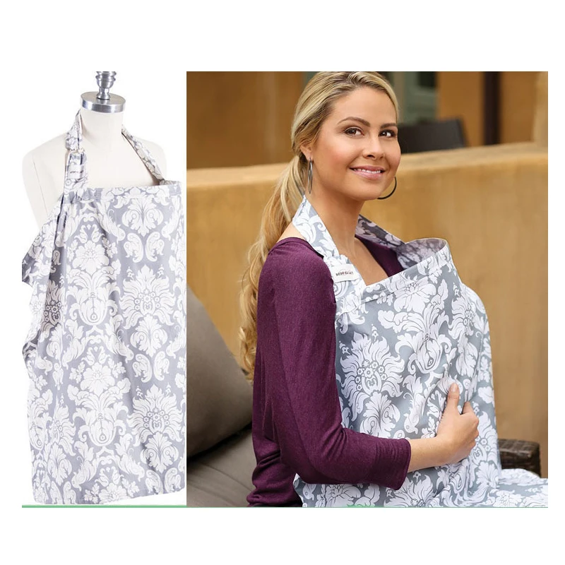 Breastfeeding Cover Baby Infant Breathable Cotton Cloth Muslin Nursing
