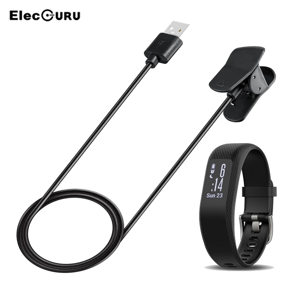 Usb Charger Cable For Garmin Vivosmart Smart Replacement Micro Charging Cable Cord Clip Dock Smart Accessories - Smart Accessories - AliExpress