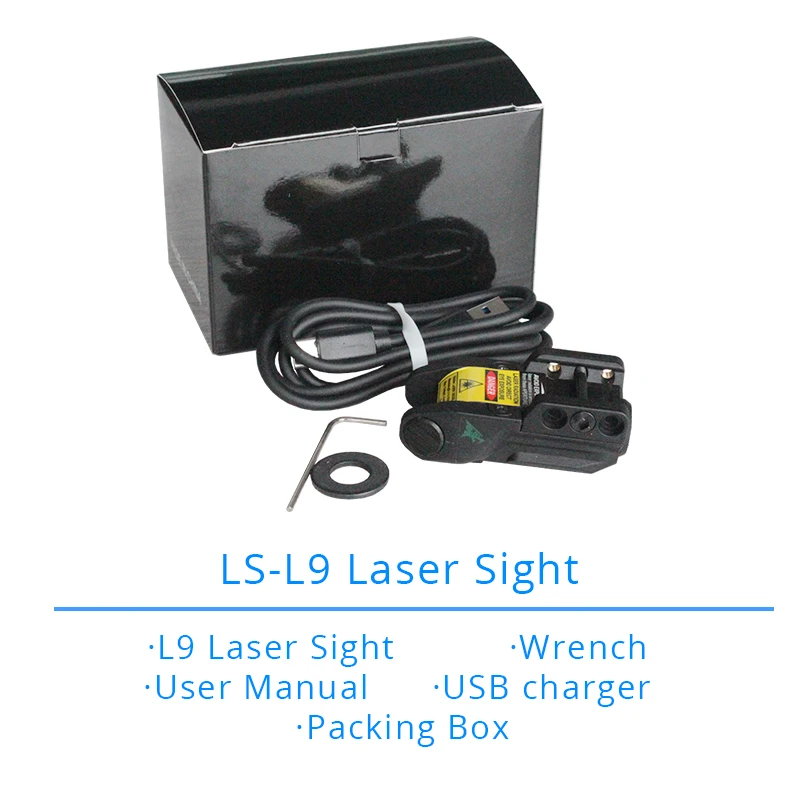 Laserspeed Smart Sensor Control Pistol Laser Sight LS-L9-GT Military Police Tactical Green Glock Laser-4
