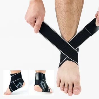 

1piece Calf Compression Sleeves Ankle Support Brace Strap Women Men Ankle Pad Protection for Running Dancing Biking Cycling Gym