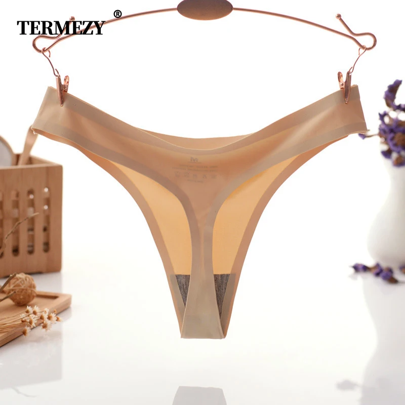 Женские трусики стринги TERMEZY бесшовные 3 шт./упак.|women g string|thong briefsunderwear thong |