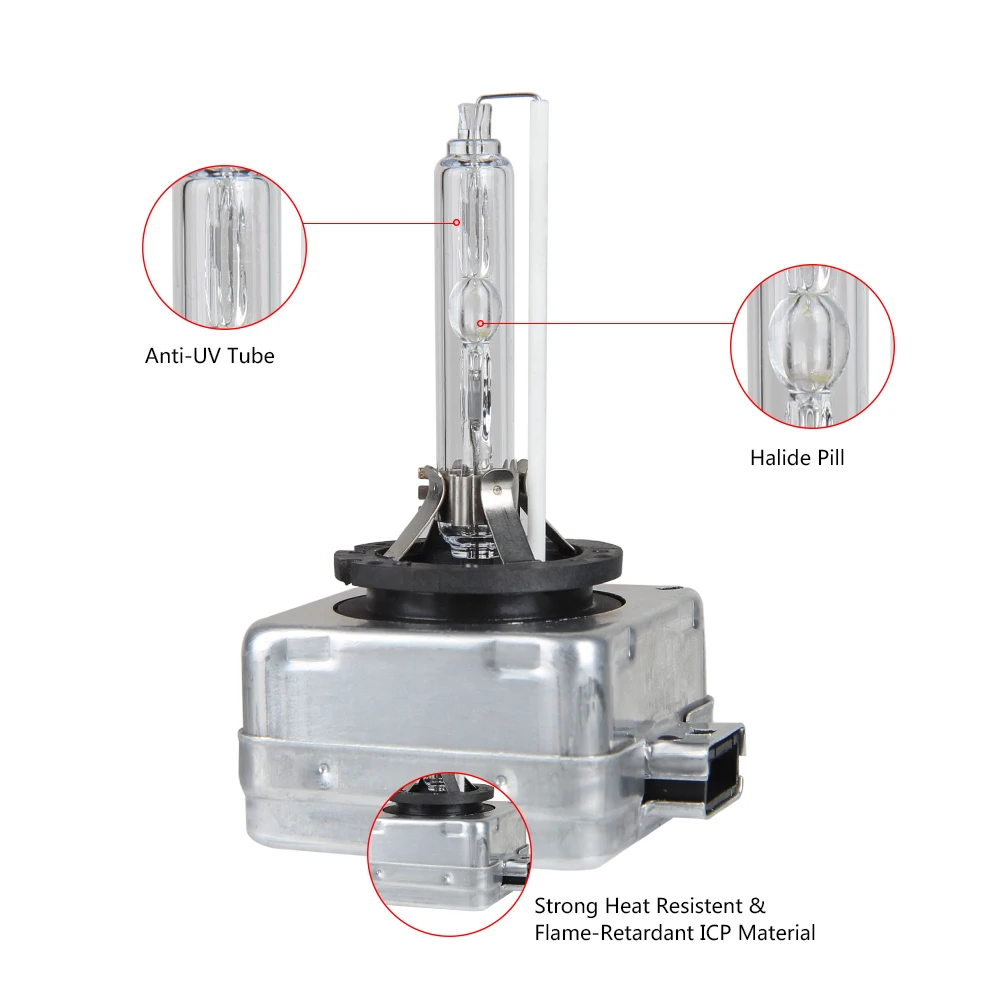 Автомобильный Rover 35 Вт D1S Xenon 4300K 5000K 6000K 8000k D2S D3S Xenon HID 12V AC быстрая Яркая ксеноновая лампа HID 50% ярче, чем OEM