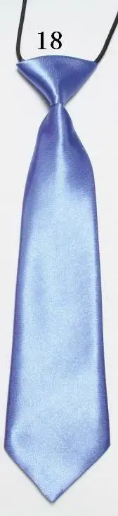 HOOYI Детские Галстуки детские шеи галстук сплошной галстук ручной работы - Цвет: Light navy
