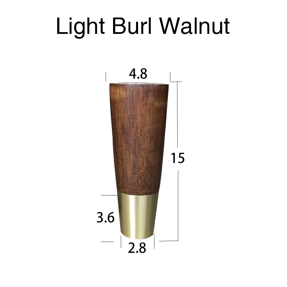 4,8x15x2,8 см простые Стиль ножки стола резиновые ножки древесины корпусной мебели ноги с железной пластиной и винты