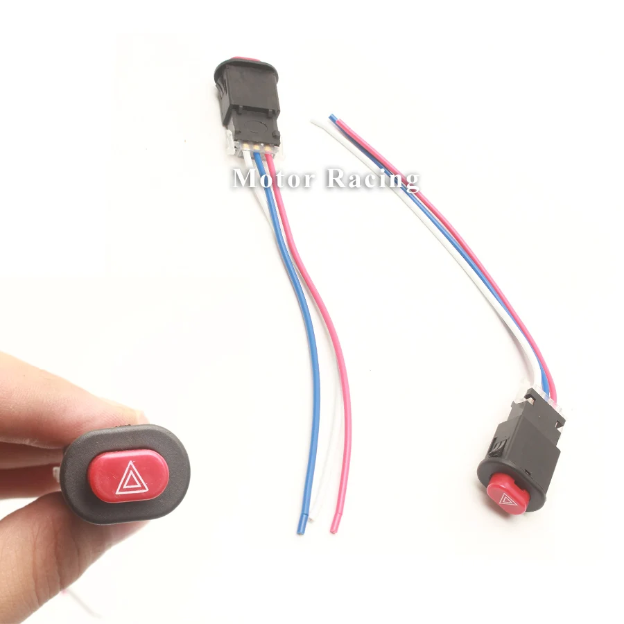 20 piezas Universal motocicleta interruptor de Flash doble botón lámpara de luz impermeable 12 V interruptor de advertencia Sistema eléctrico Piezas de motocicleta 20 piezas Universal motocicleta interruptor de Flash doble botón lámpara de luz impermeable 12 V interruptor de advertencia Sistema eléctrico Piezas de motocicleta