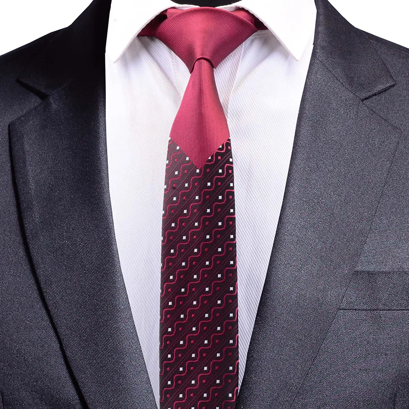 GUSLESON для мужчин s Узкие галстуки роскошный цветочный галстуки в клетку Hombre 6 см Gravata тонкий галстук горошек Классический Бизнес Свадебный