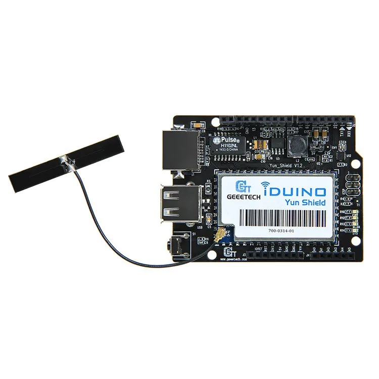 Linux, WiFi, Ethernet(локальная сеть), USB, All-in-one Yun Shield совместимый с Arduino Leonardo, UNO, Mega2560, Duemilanove