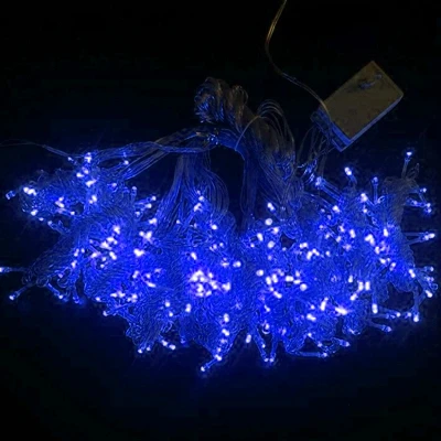 Новинка 3,5 м свисающий 0,6 м 0,5 м 0,4 м 96 светодиодов СВЕТОДИОДНЫЙ занавес сосулька струнный светильник s светодиодный Сказочный светильник для украшения рождества, свадьбы, вечеринки - Испускаемый цвет: Blue