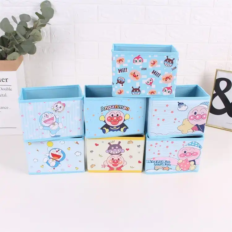 Модные аниме коробки для хранения IVYYE Anpanman Doraemon корзины мультяшный домашний