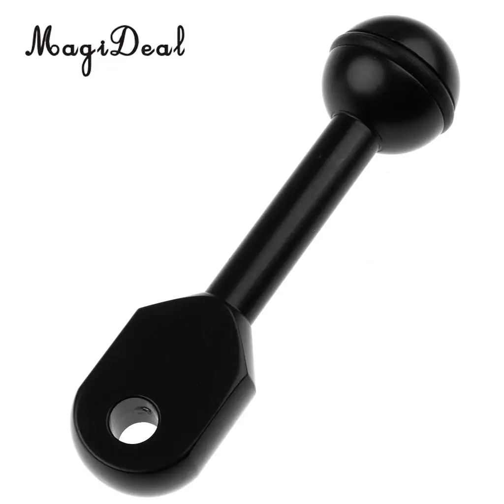 MagiDeal Aluminum Alloy Diving Light Clip Arm Clamp Mount Ball Base Adapter for Underwater Camera Swimming Scuba Snorkeling Acce