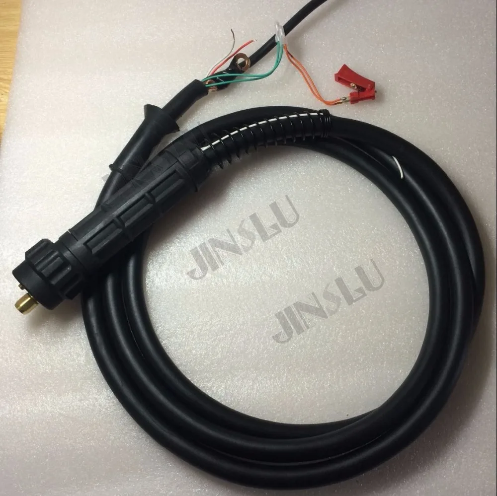 2.7 Meter Spool Gun Cable with Euro Adpator MIG Spool Gun Push Pull Feeder Aluminum Steel