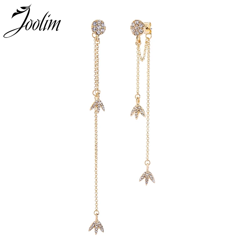 

Joolim Jewelry Wholesale/Lightweight Zirconia Long Earring Delicate Earring