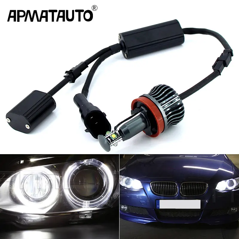 

2x H8 CANbus 20W for XML-T6 Chips LED Angel Eye Marker Lights Bulbs For BMW E60 E61 E70 E71 E90 E92 E93 X5 X6 Z4 M3 2008-2014