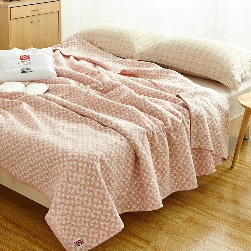 Queen size thicken Soft Cotton blanket big size 200*230cm classical