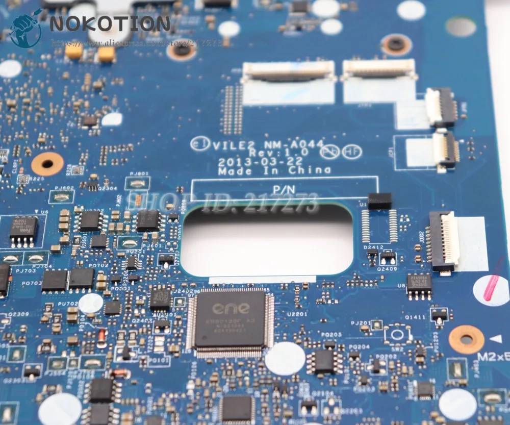 Материнская плата NOKOTION для Lenovo thinkpad edge E531 материнская ноутбука 04Y1304 VILE2 основная