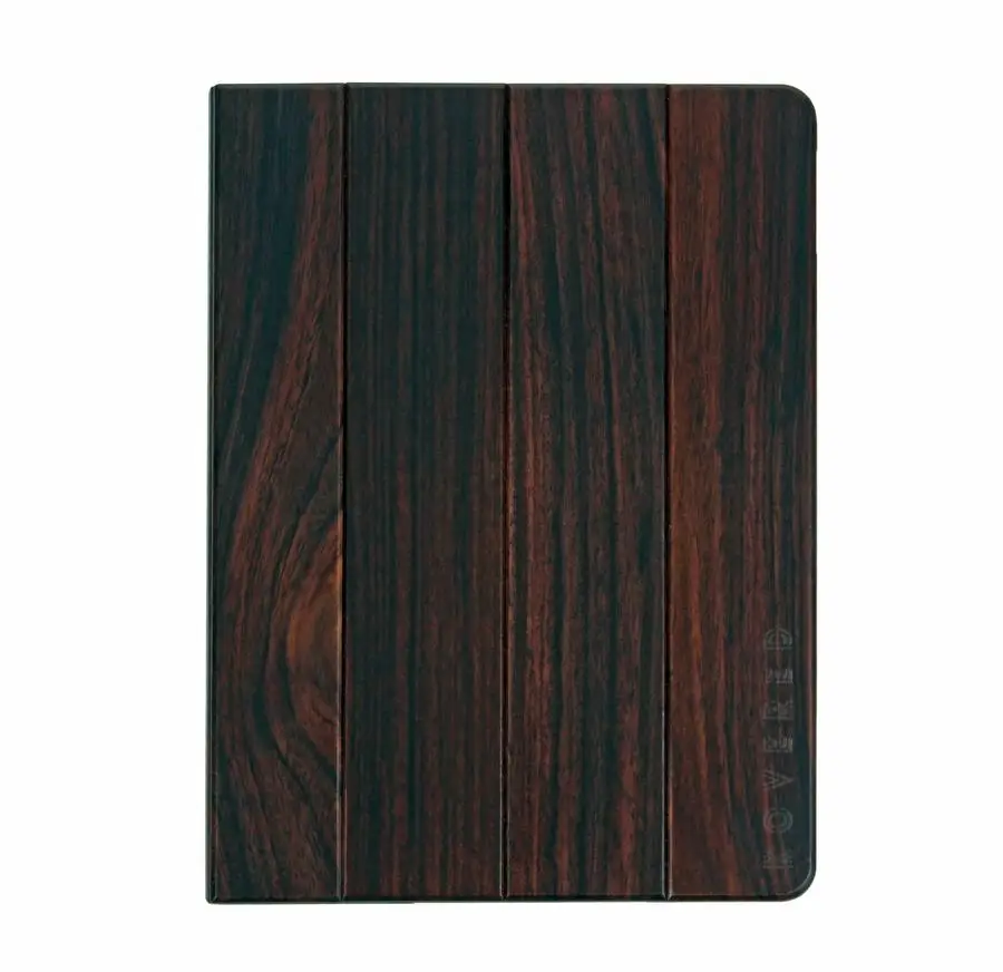 Folio style настоящий Padauk деревянный флип чехол для iPad Air Padauk Деревянный Флип кожаный чехол для iPad 5