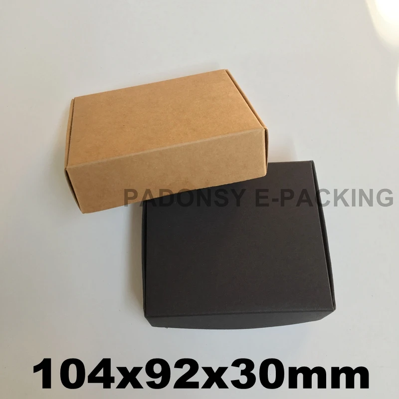 

10.4*9.2*3cm Cardboard Box Paper Cartons Kraft Paper Box Packaging for Soap Jewelry Box Gift Boxes Storage Caixa