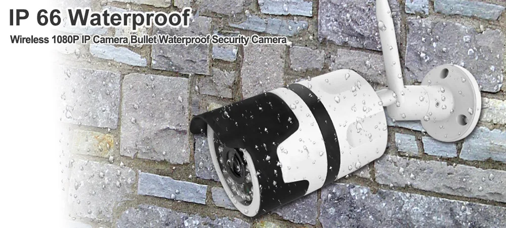 wdskivi 1080P Waterproof Outdoor IP Camera Wifi Security Camera Bullet CCTV Surveillance Listen and Talk Smart Alarm ycc365plus