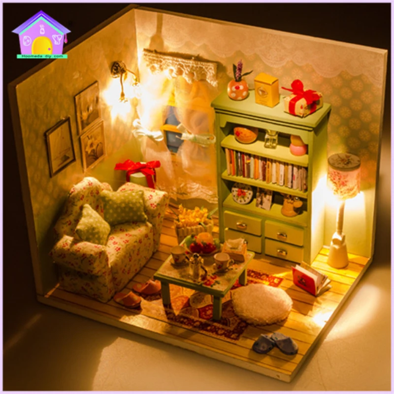2018 Новый кукольный домик для поделок миниатюрная мебель Poppenhuis Juguete Zabawka игрушки
