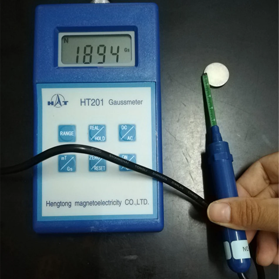 Новый выпуск Tesla Gauss/цифровой измеритель магнитного потока AC DC 2000mT HT201 Гаусс метр +
