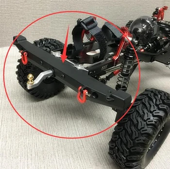

New design metal rear bumper w/ led lights assembly for 1/10th scale traxxas trx4 axial scx10 jeep 90046 cherokee rc model car