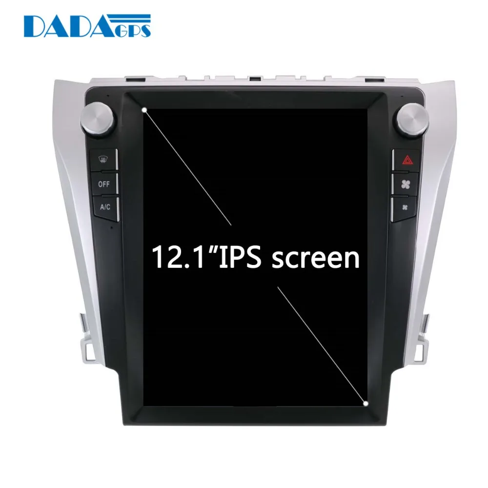 Clearance 12.1" Tesla Style Android Car Multimedia Radio No DVD Player For TOYOTA CAMRY 2015 2016 2017 Car Stereo GPS Navigation FM 4