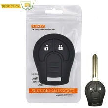 Силиконовый чехол для ключей от машины для Nissan Note Micra Juke Qashqai Tiida X-Trail NV200 Cube крышка без ключа дистанционного Fob оболочки протектор