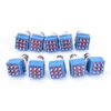 10Pcs High Quality  NEW 9-pin 3PDT Guitar Effects Pedal Box Stomp Foot Metal Switch True Bypass ► Photo 3/4
