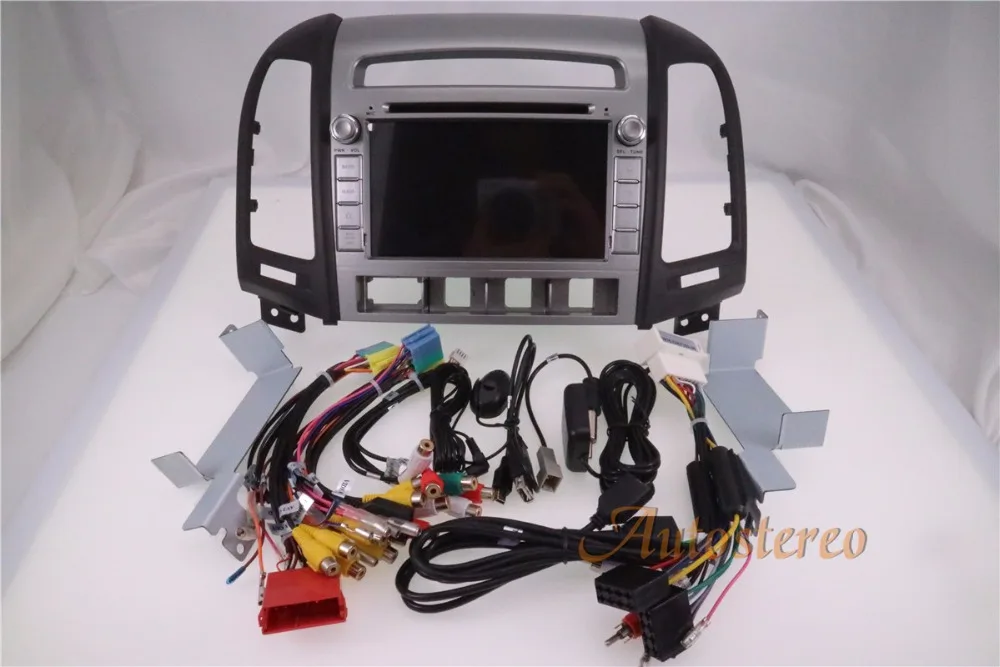 Top Android7.1 8 Car CD DVD Player AutoStereo Unit GPS Navigation For Hyundai Santa Fe 2006-2011 Car Multimedia Stereo Auto Headunit 5