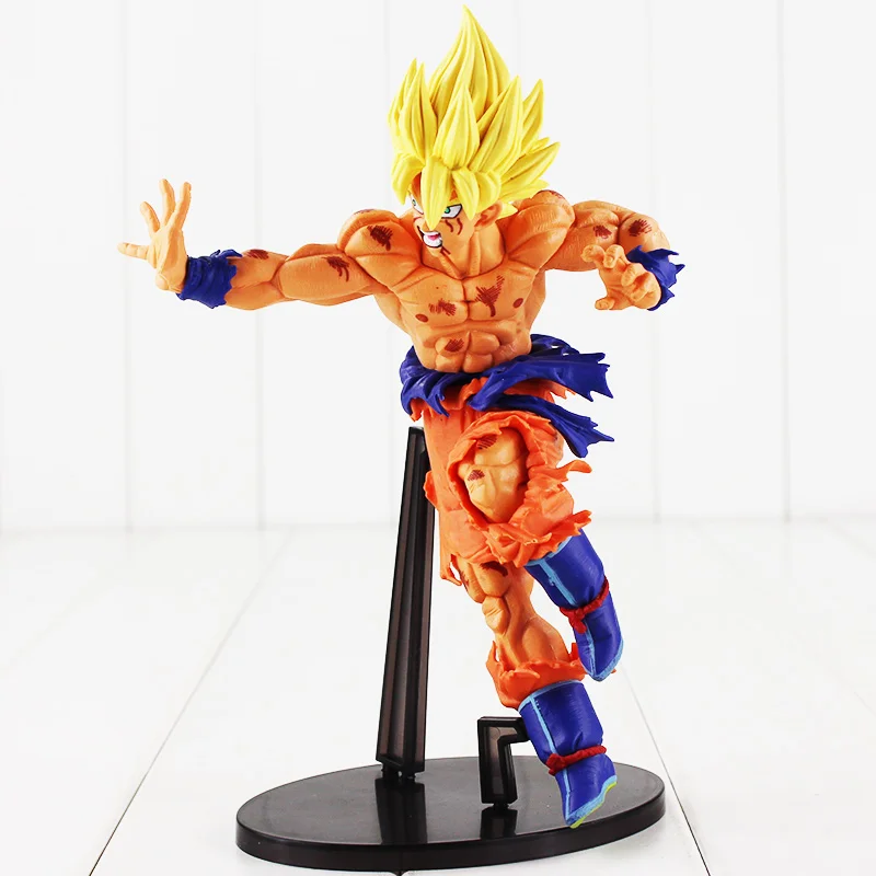Cena 22 CM Dragon Ball Z SCultures BIG ZOKEI TENKAICHI BUDOKAI #5 Super Saiyan Goku Bardock pcv figurka Toy