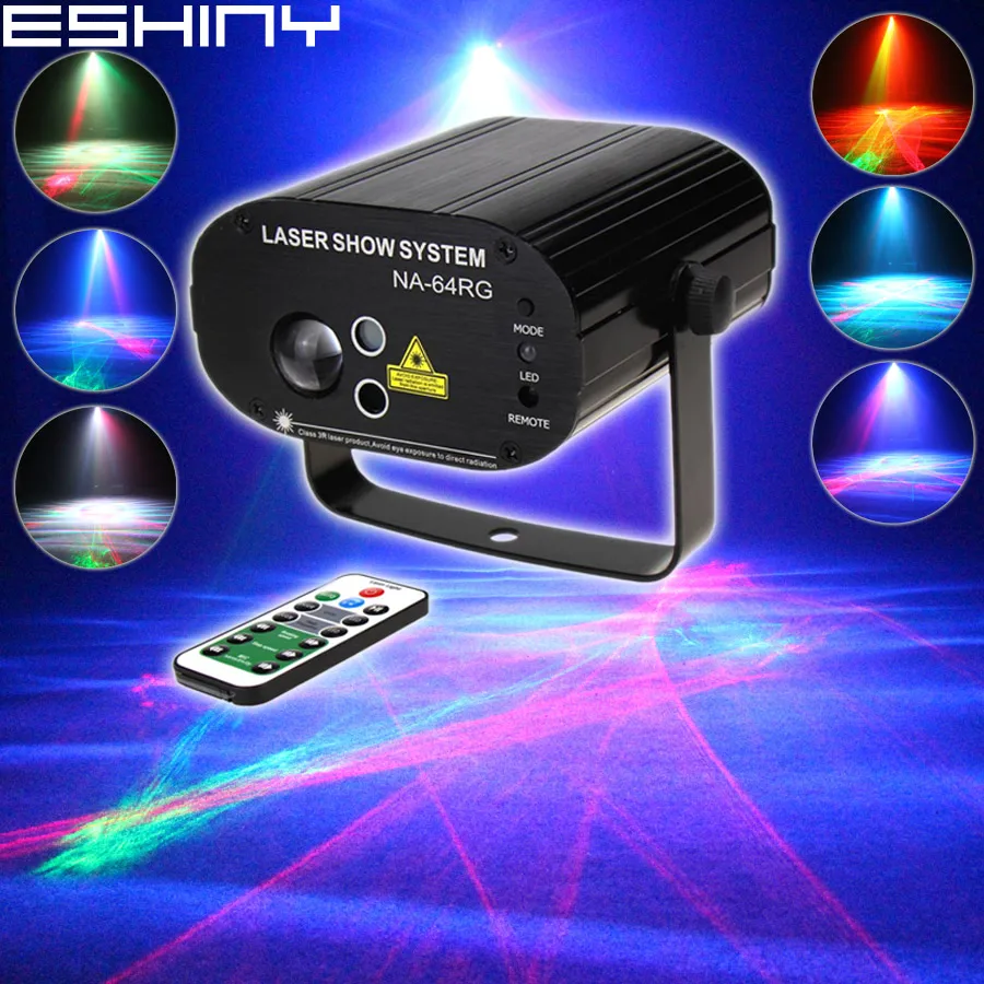 

ESHINY MINI R&G Laser Dream Patterns Aurora Water Galaxy Sky Effect RGB LED DJ Family Party Xmas Bar Dance Stage Light N7T212