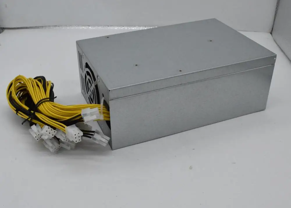 Высокоэффективный Майнер 10x6 Pin 2000 Вт блок питания для 6 GPU Bitcoin Antminer S9 S7 L3 + D3 T9 E9 A4 A6 A7