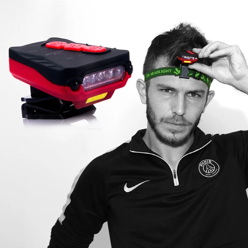 

Sensor Cap Light USB Rechargeable Led Headlamp Waterproof Induction Headlight LED + 1 COB Cap Hat Head Lamp Fishing Light