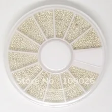 Серебряные мини шариковые бусины для дизайна ногтей украшения для ногтей горный хрусталь